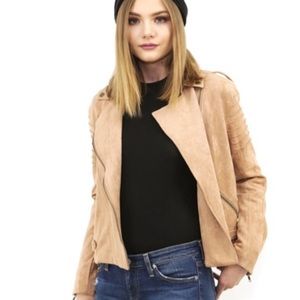Minkpink Faux Suede Jacket XS EUC